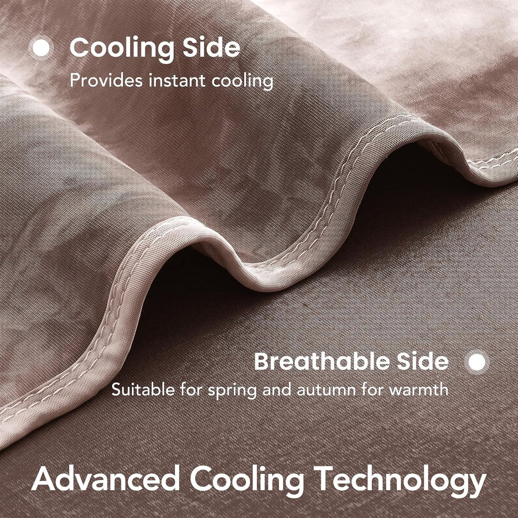 Cooling Blanket King Size 90"x104" for Hot Sleepers | Cold Summer Soft Blanket for Bed Couch and Travel Absorbs Heat