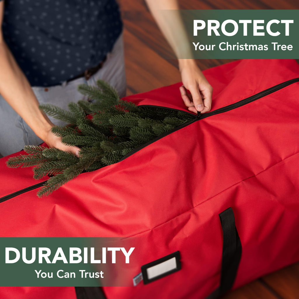 Cheer Christmas Tree Storage Bag Waterproof 7.5ft Red