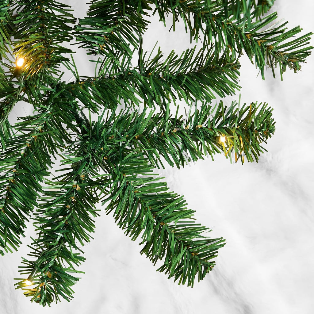 4ft Pre-lit Christmas Tree, Artificial Mini Tree Perfect for Kids, Apartments, Bedroom with Twinkling LED Lights