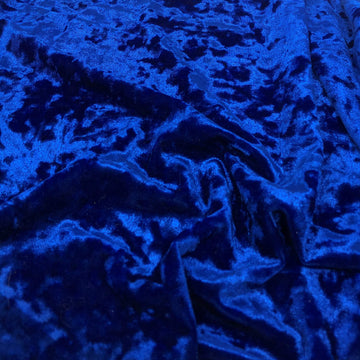 Crushed Solid (Royal Blue) by Elotex International Fabric