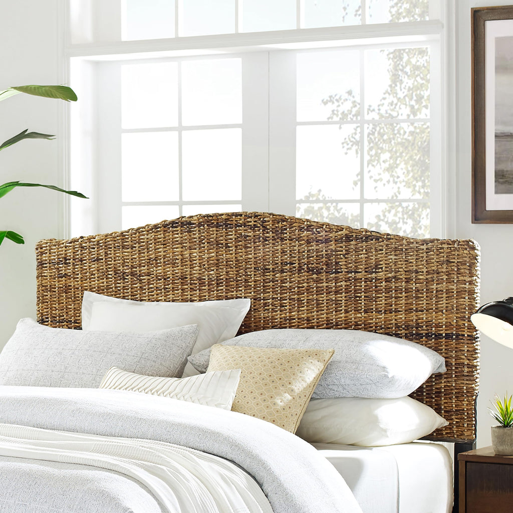 Serena Rattan Bed Headboard, Full