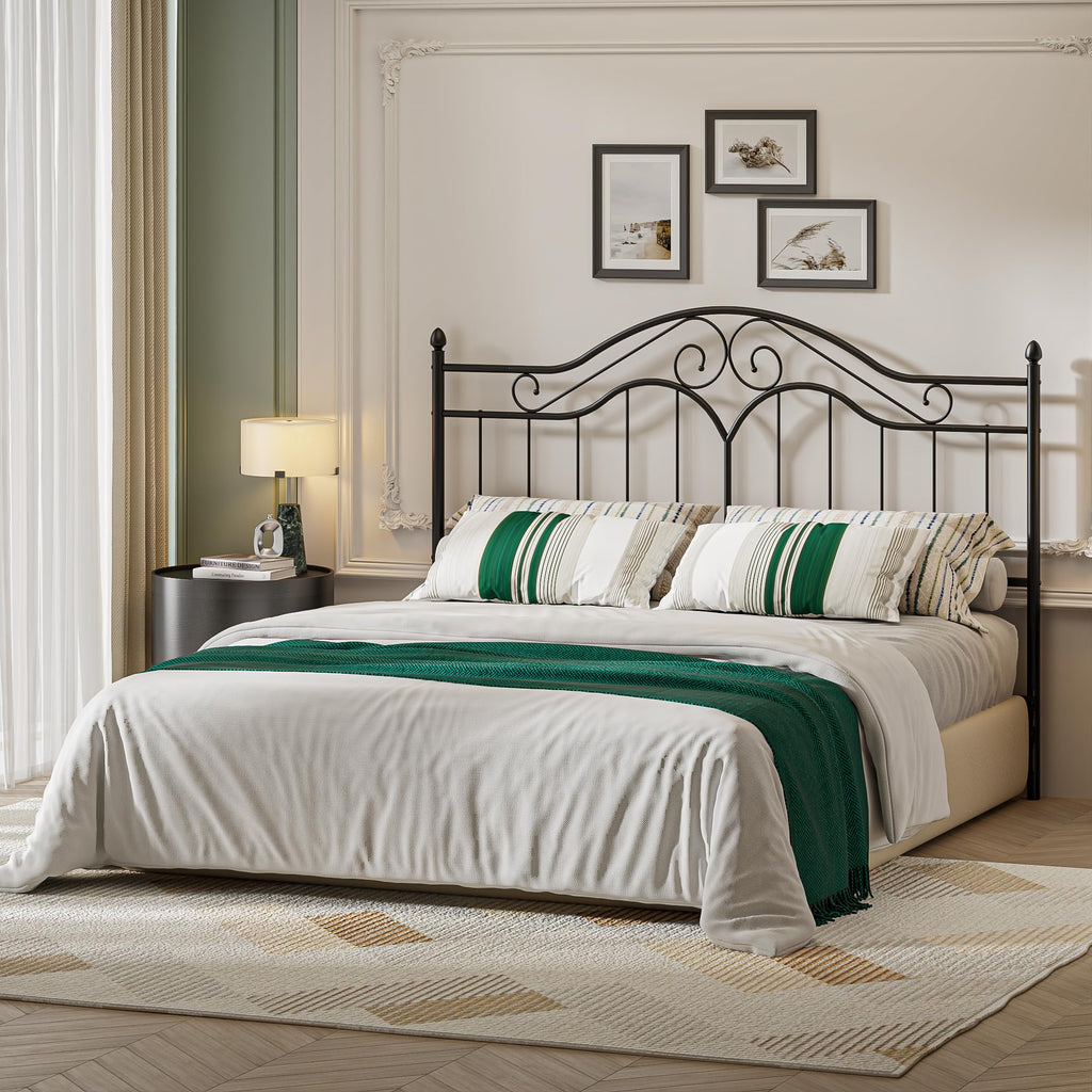 Headboard for Bed Frame Vintage Platform Bed Metal Headboard Only