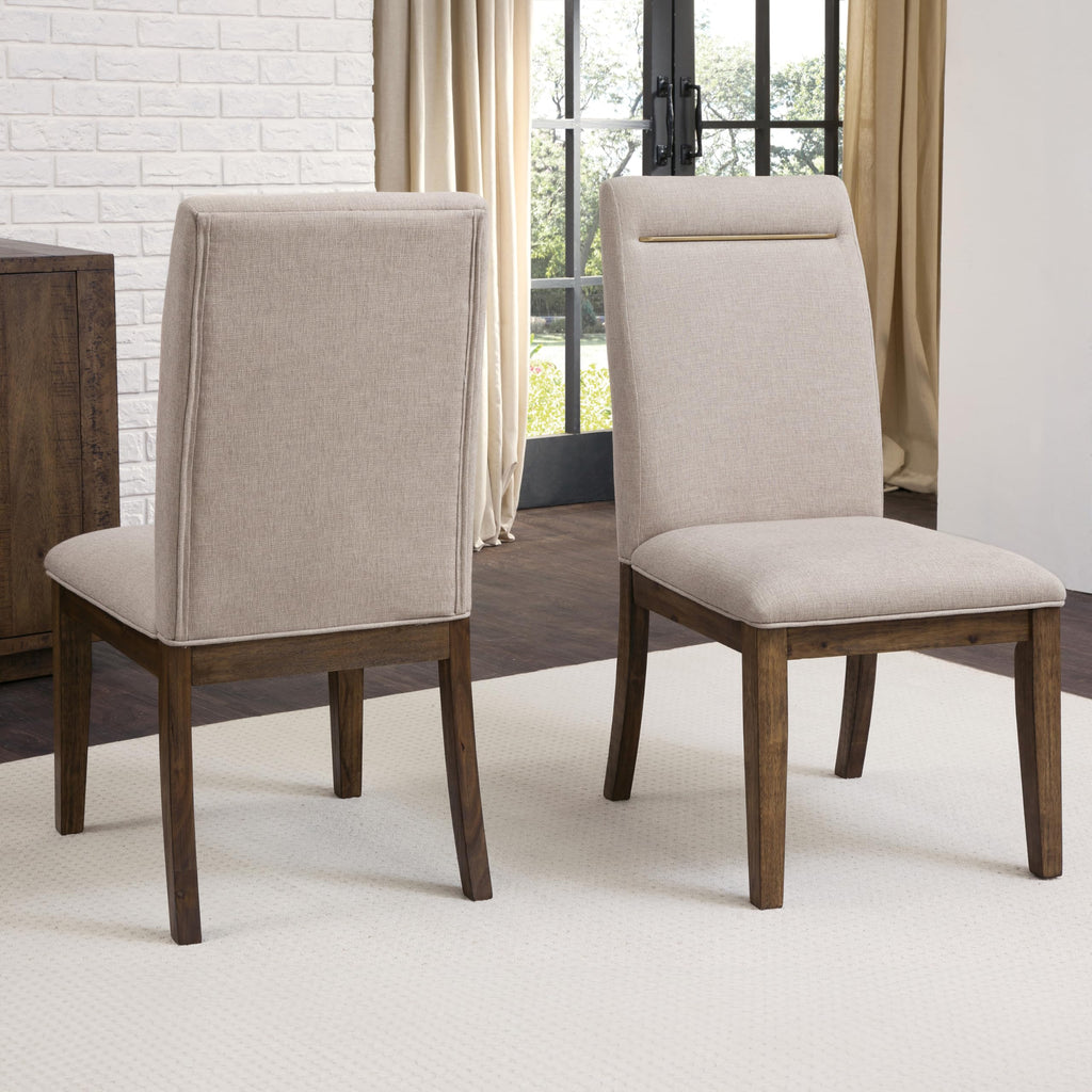 Garland Dining 7pc Table Set, Included One 70-Inch Rectangular Dining Table with 18-Inch Leaf Extension and