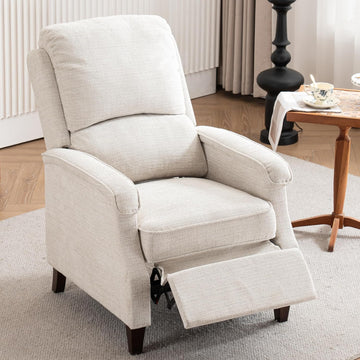 Recliner Chair, Fabric Recliner with Soft Armrest