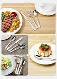 45-Piece Flatware Sets, Silverware Set for 8, Durable Stainless Steel Tableware in Ergonomic Design Size and Weight