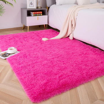 2x3 Soft Fluffy Area Rugs for Bedroom Kids Room Plush Shaggy Nursery Rug Furry Throw Carpets