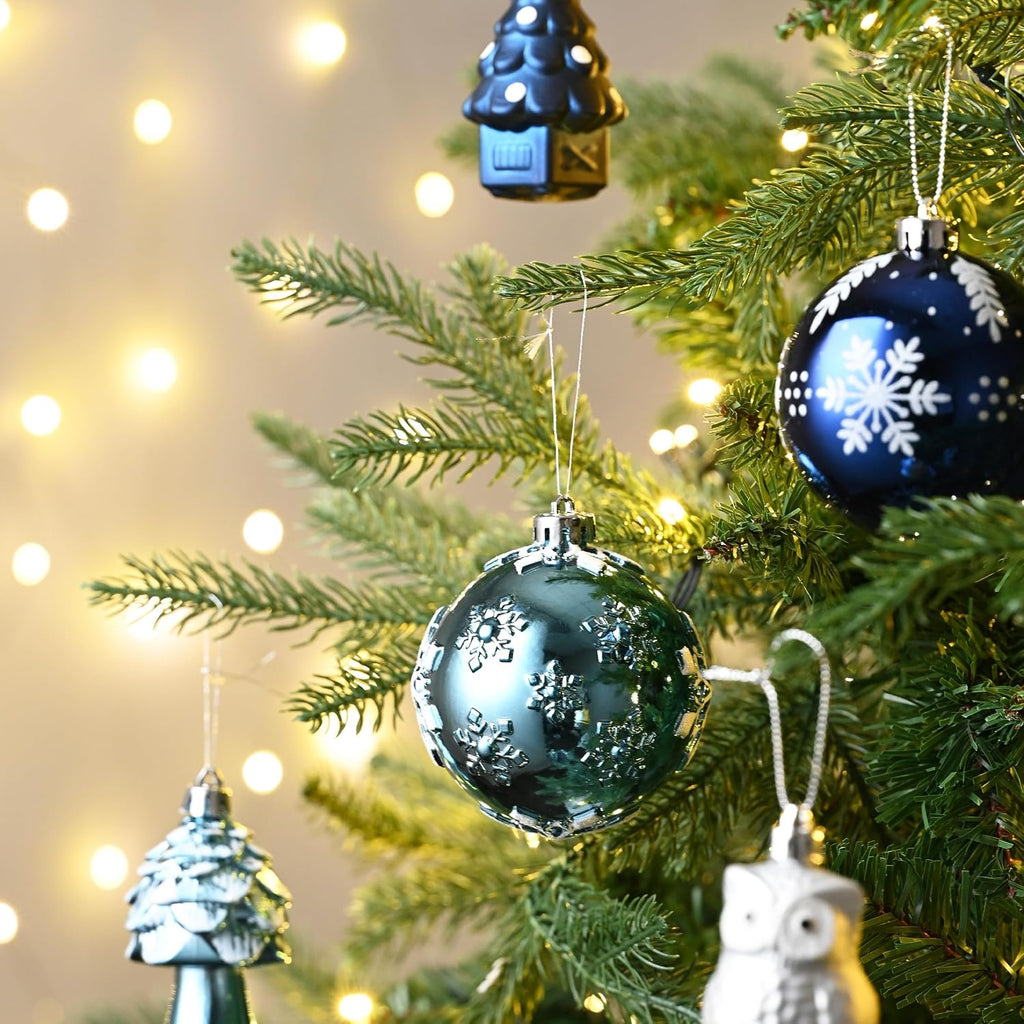Christmas Tree Decorations Ball Ornaments Set - Set of 80