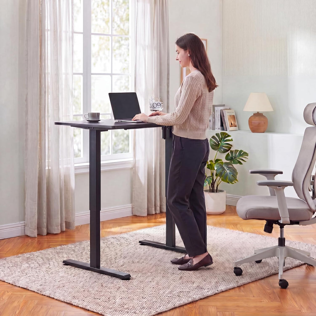 Electric Standing Desk Legs for 39.4-63.3 inch Desktops, 176 lbs | 4 memory settings,28.3-46.5 inch height