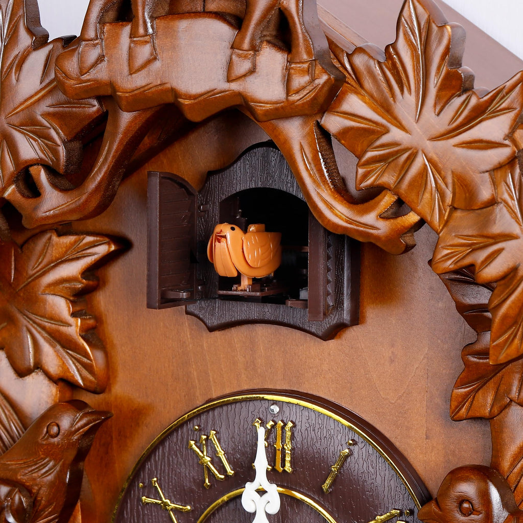 Large Handcrafted Wood Cuckoo Clock