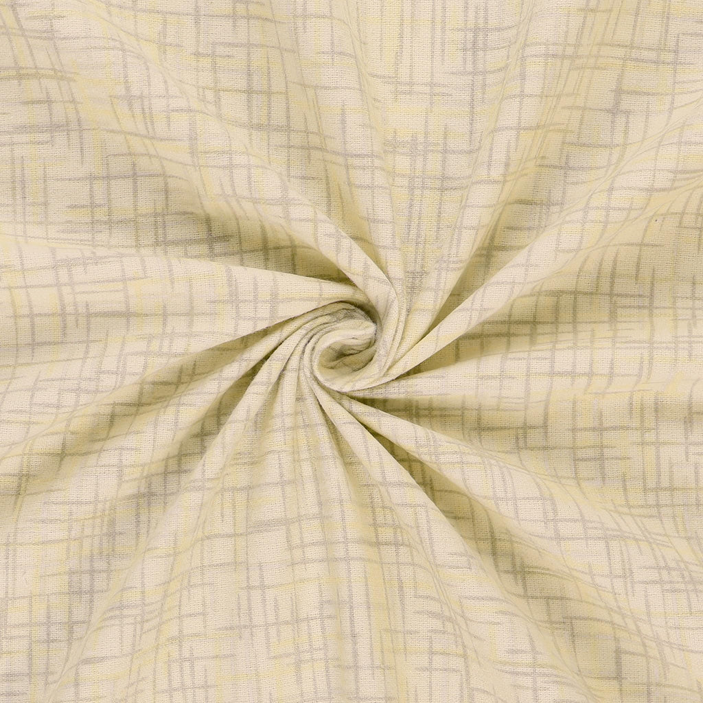 Linen Look Flannel Fabric [108in. Wide], Tofu