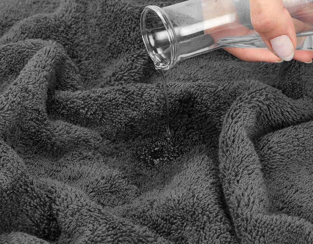 Soft Linen 100% Cotton Luxury Turkish Towels, 4 PC Bath Towel Set | Soft Absorbent Quick Dry OEKO Tex Standard 100