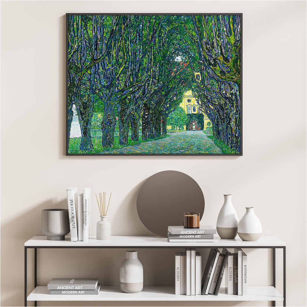 Avenue to Schloss Kammer by Gustav Klimt, Unframed Canvas Poster