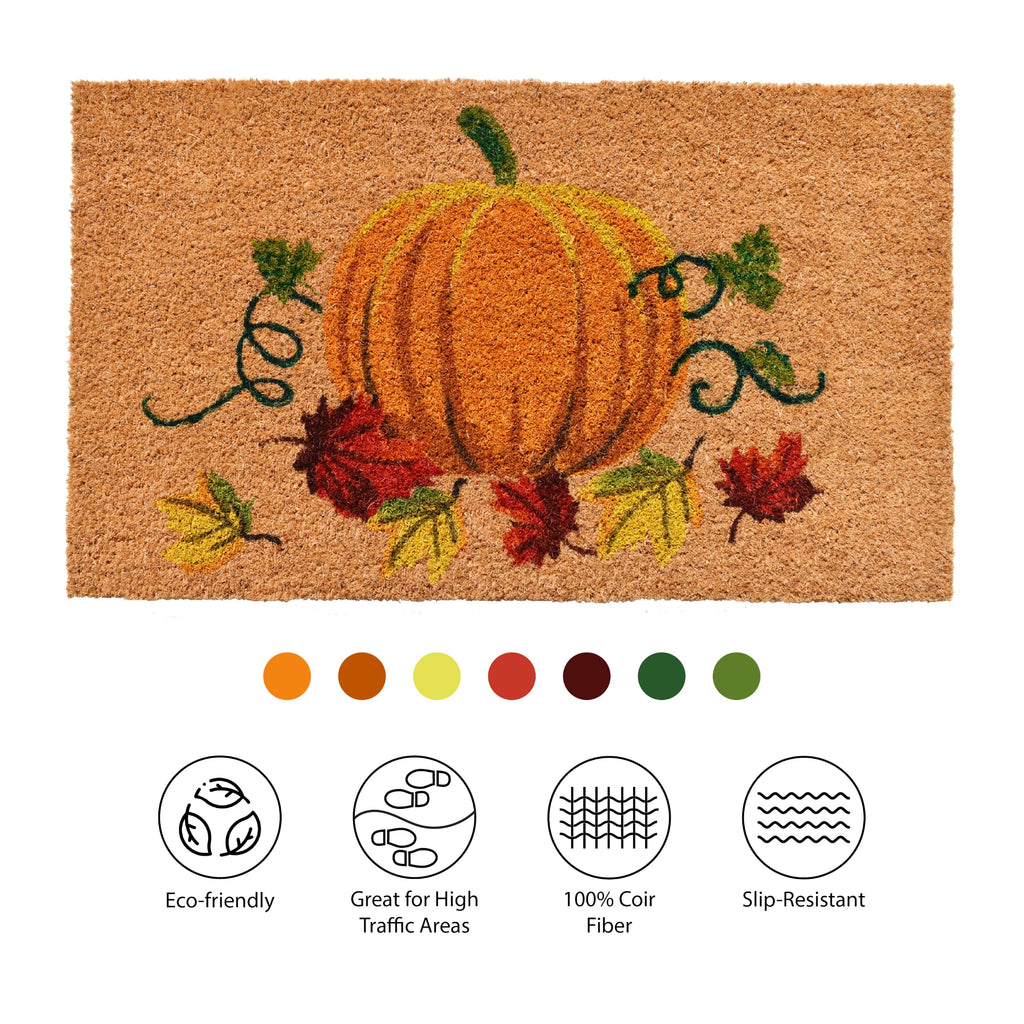 Nature's Bounty Doormat, 17" x 29", Multicolor