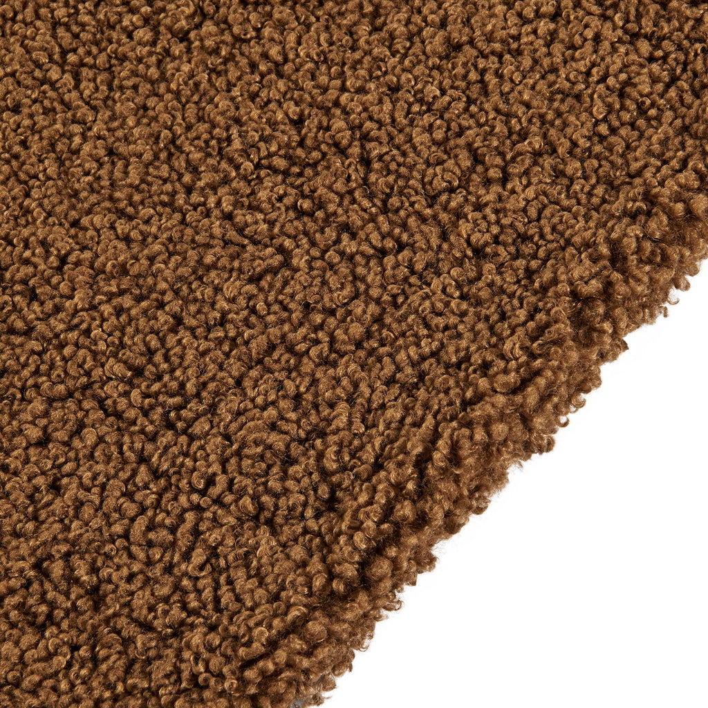 Teddy Umber 50x60 inch Boucle Throw Blanket