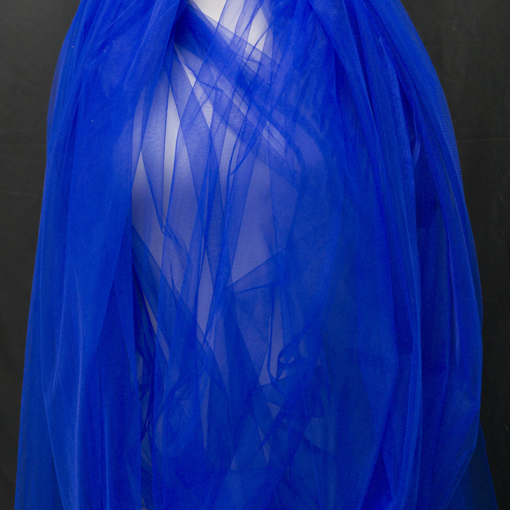 Royal Blue Tulle Fabric 59" x 3 Yards Soft Sheer Mesh for Wedding Party Decor, Tutu Skirt & DIY Project