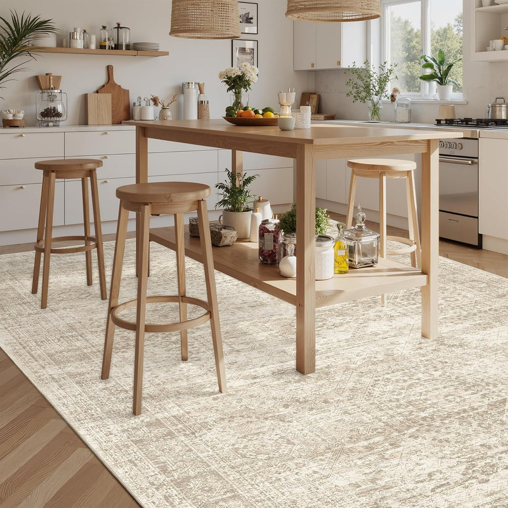Washable Area Rug 8x10, Large Soft Rugs