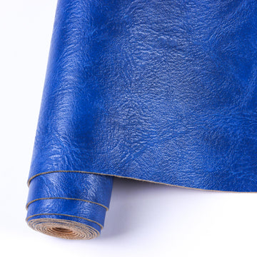 Faux Leather Sheets for Craft One Roll Soft Textured Surface Solid Leather Fabric Sheets 12" x 53" (30cm x 135cm)