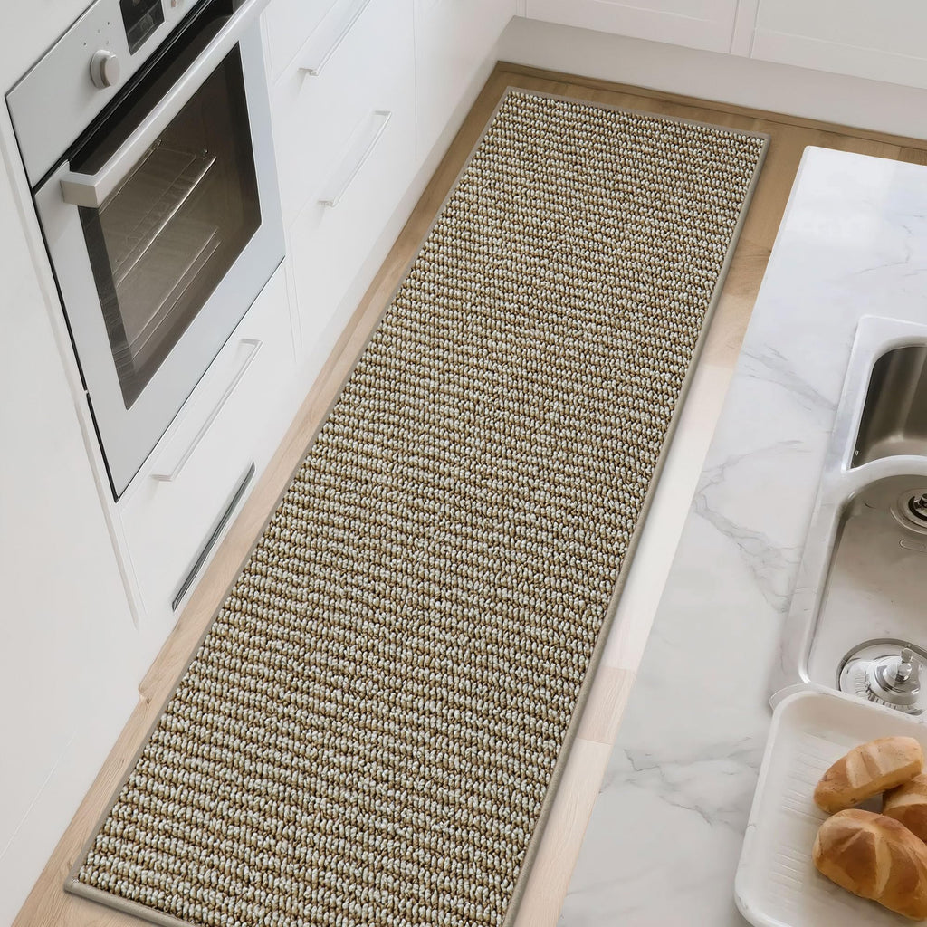 Kitchen Runner Rugs 24"x72", Kitchen Mats for Floor, Light Beige