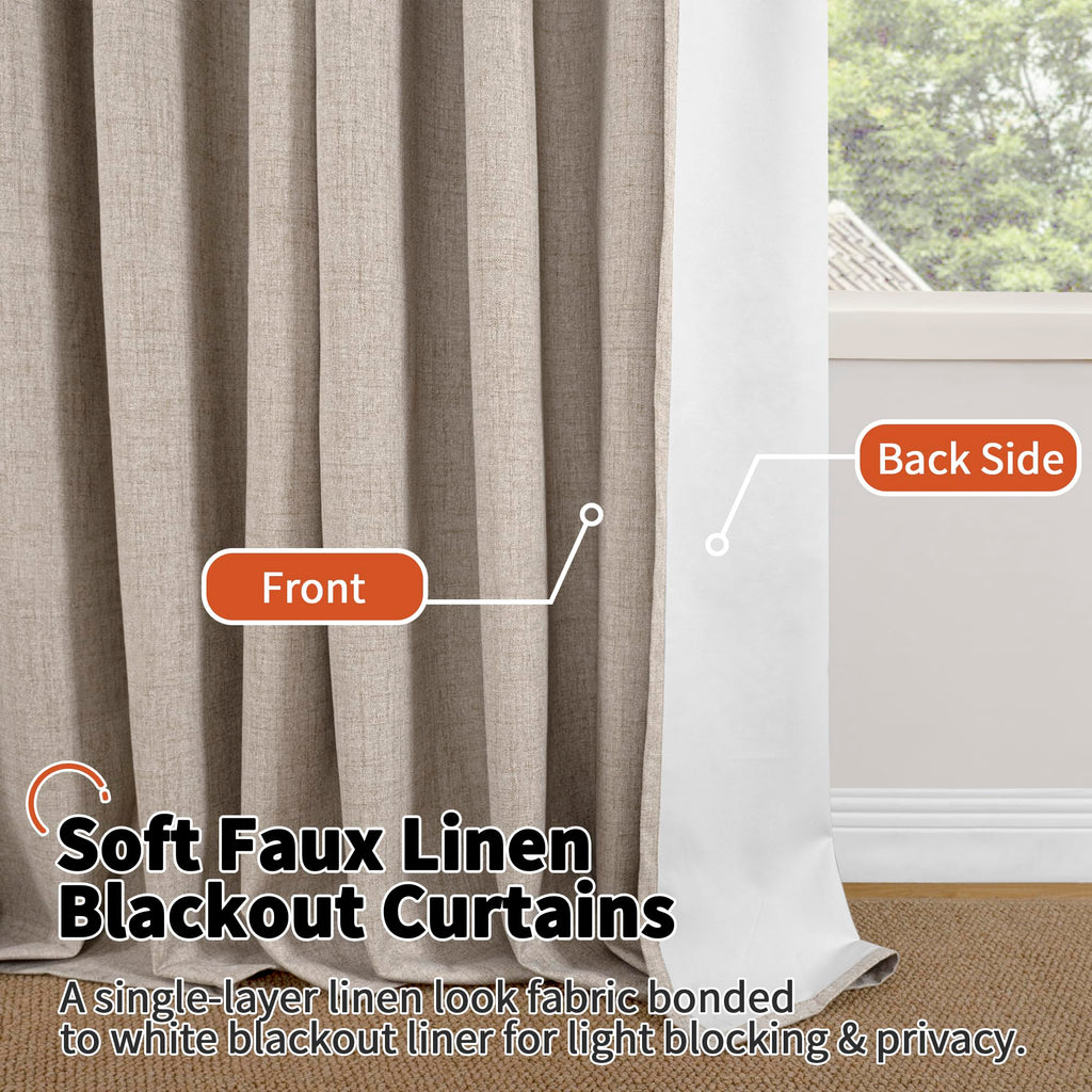 Short Beige Kitchen Curtains 40 Inch Length Tier 38 Wide 2 Panels