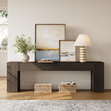 70.8" TV Stand, Wooden Entertainment Center, Low TV Console Table for TVs Up to 80", Modern Chic Entertainment Center
