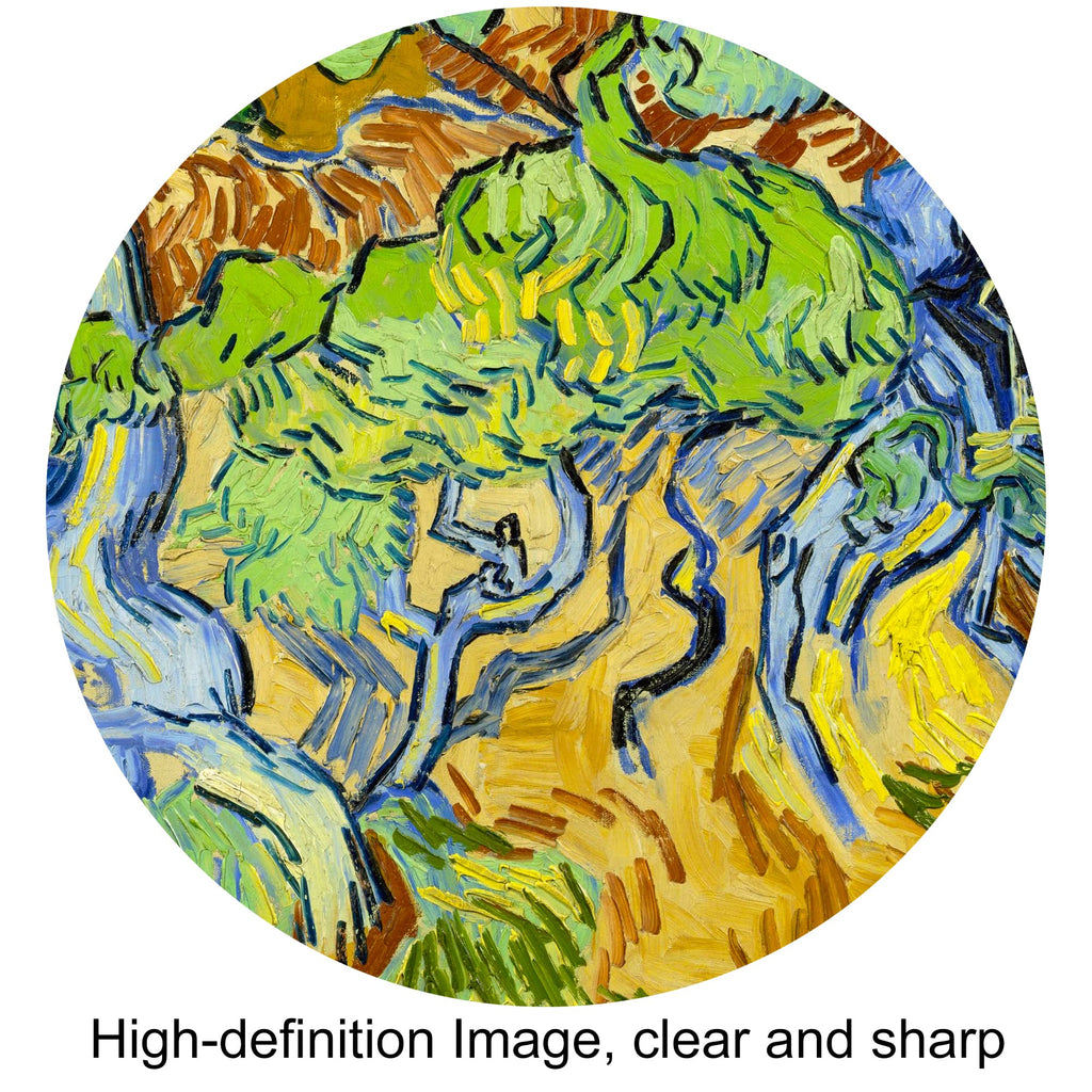 Tree Roots by Vincent van Gogh, Wide Gold Embossed Framed Art