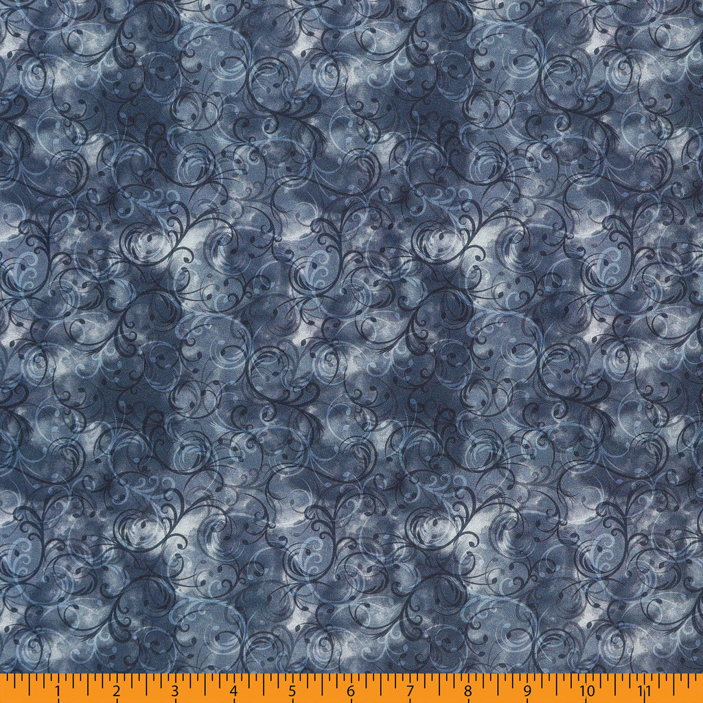 Elegance Cotton Fabric [45in. Wide], Denim