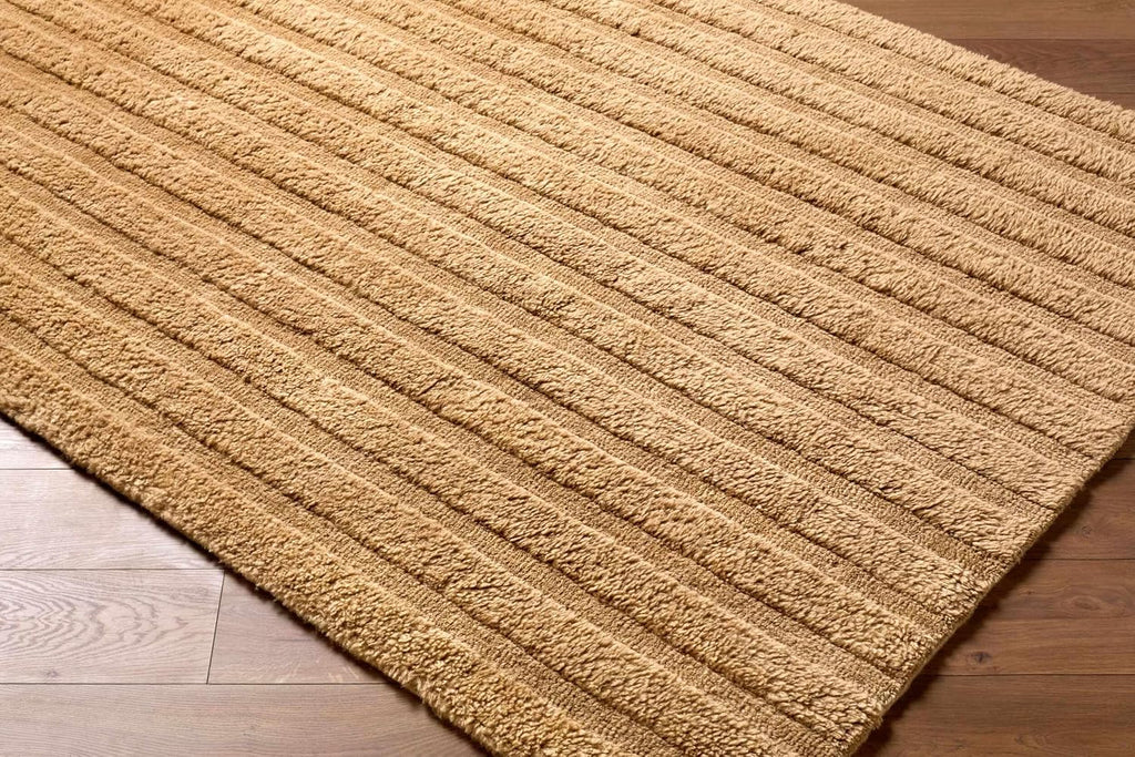 Konani Wool Machine Washable Area Rug - Striped Tone On Textured - Contemporary Modern Minimalist Transitional