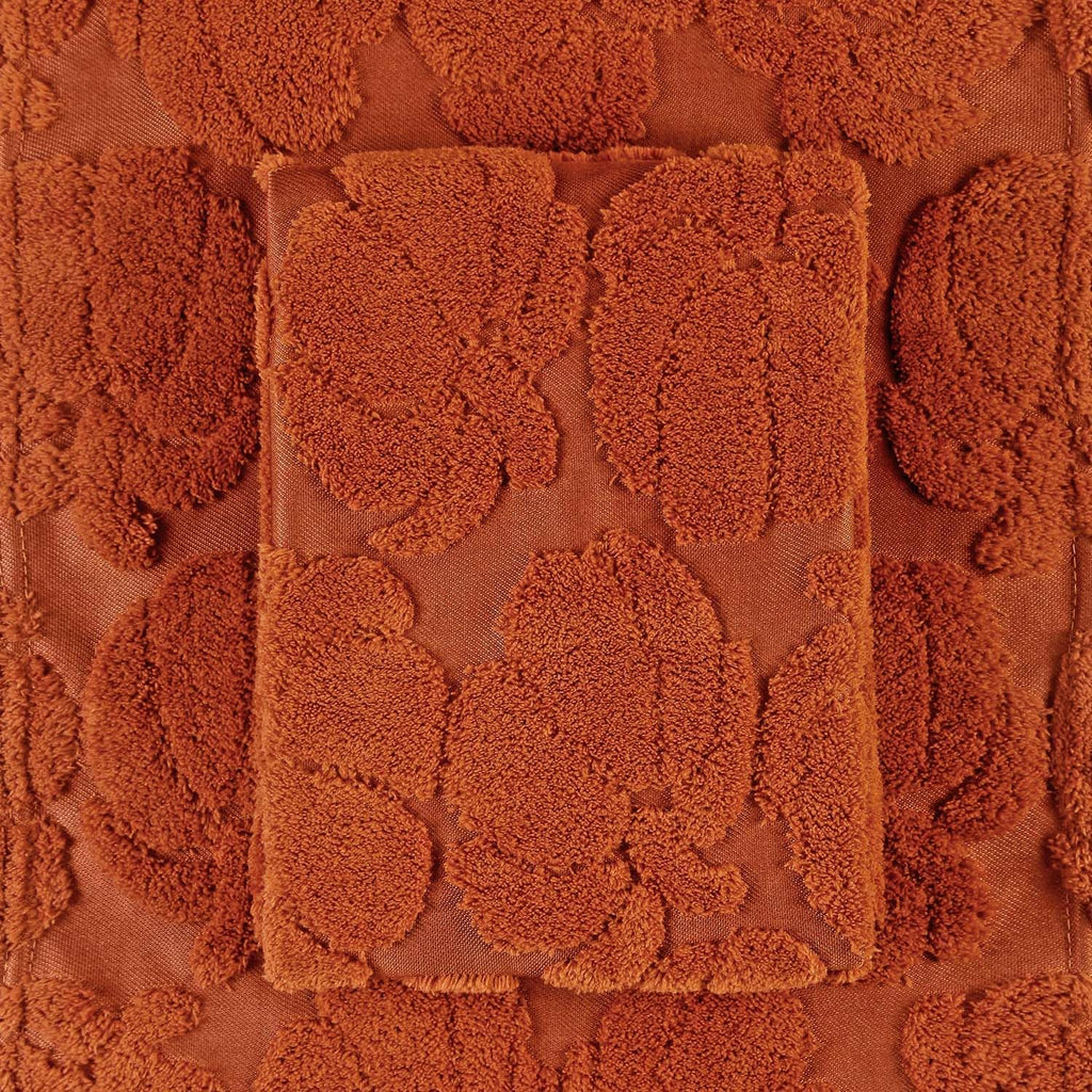 Hand Towels Fall Pumpkin Thanksgiving Dark Color Bathroom Decorative Towels Set for Drying, Cleaning, Cooking - Set of 2