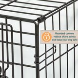 Intermediate LifeStages Single Door 36-Inch Folding Dog Crate, Enhanced Security, Includes Leak-Proof Pan