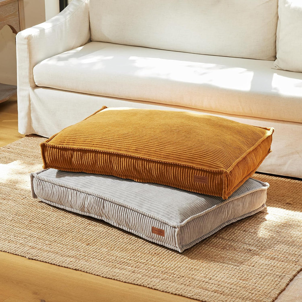 5.5-Inch Thick Dog Bed Mat, Cozy Flat Dog Kennel Bed for Crate