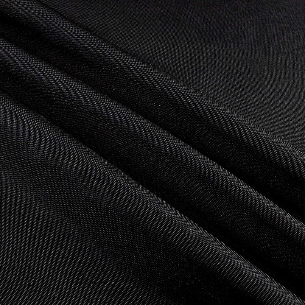 120" Poly Poplin Black, Fabric by the Yard