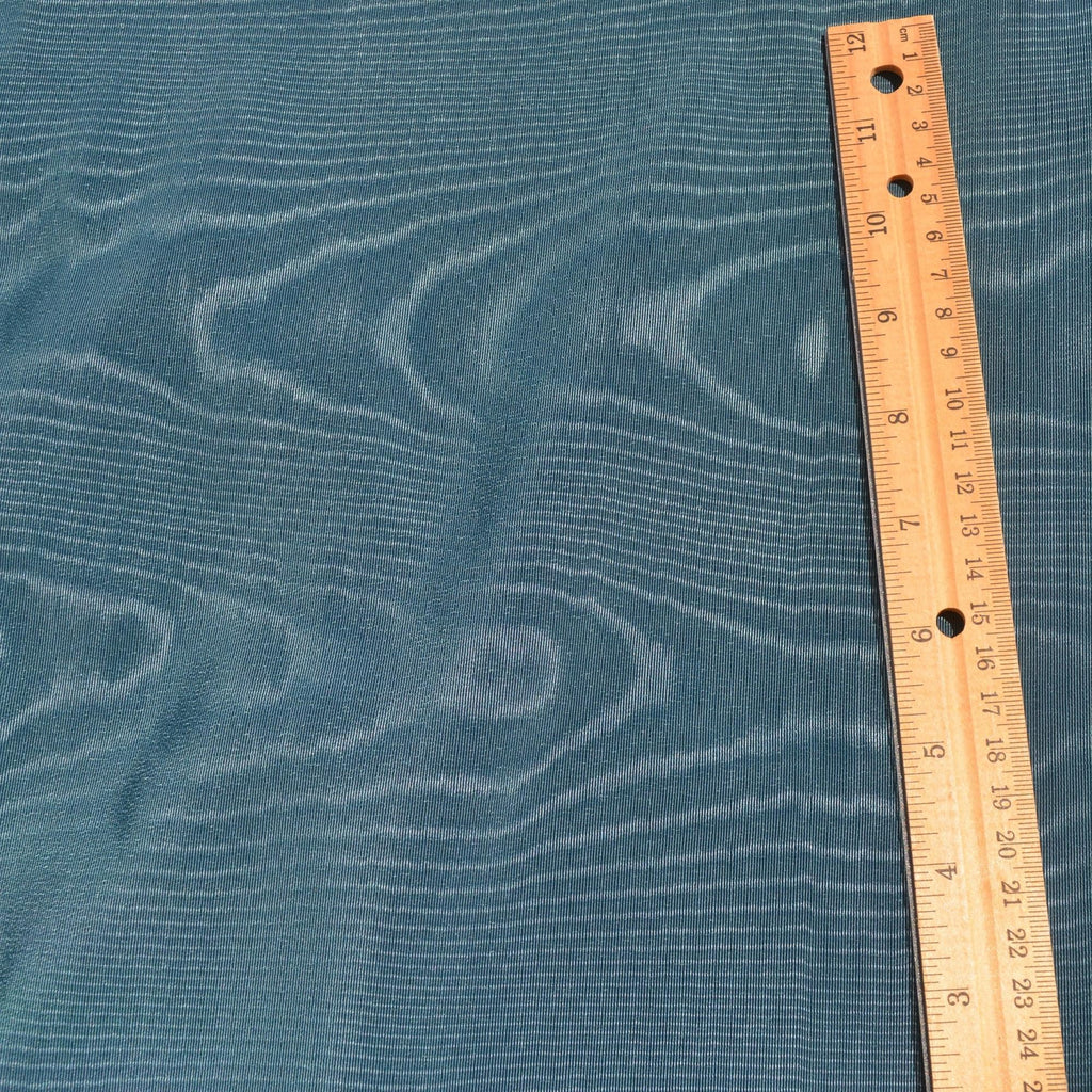 Moiré Fabric by the Yard | Dark Green | 54" Watered Finish Drapery Curtain Upholstery Dress Fabric | Oeko-TEX
