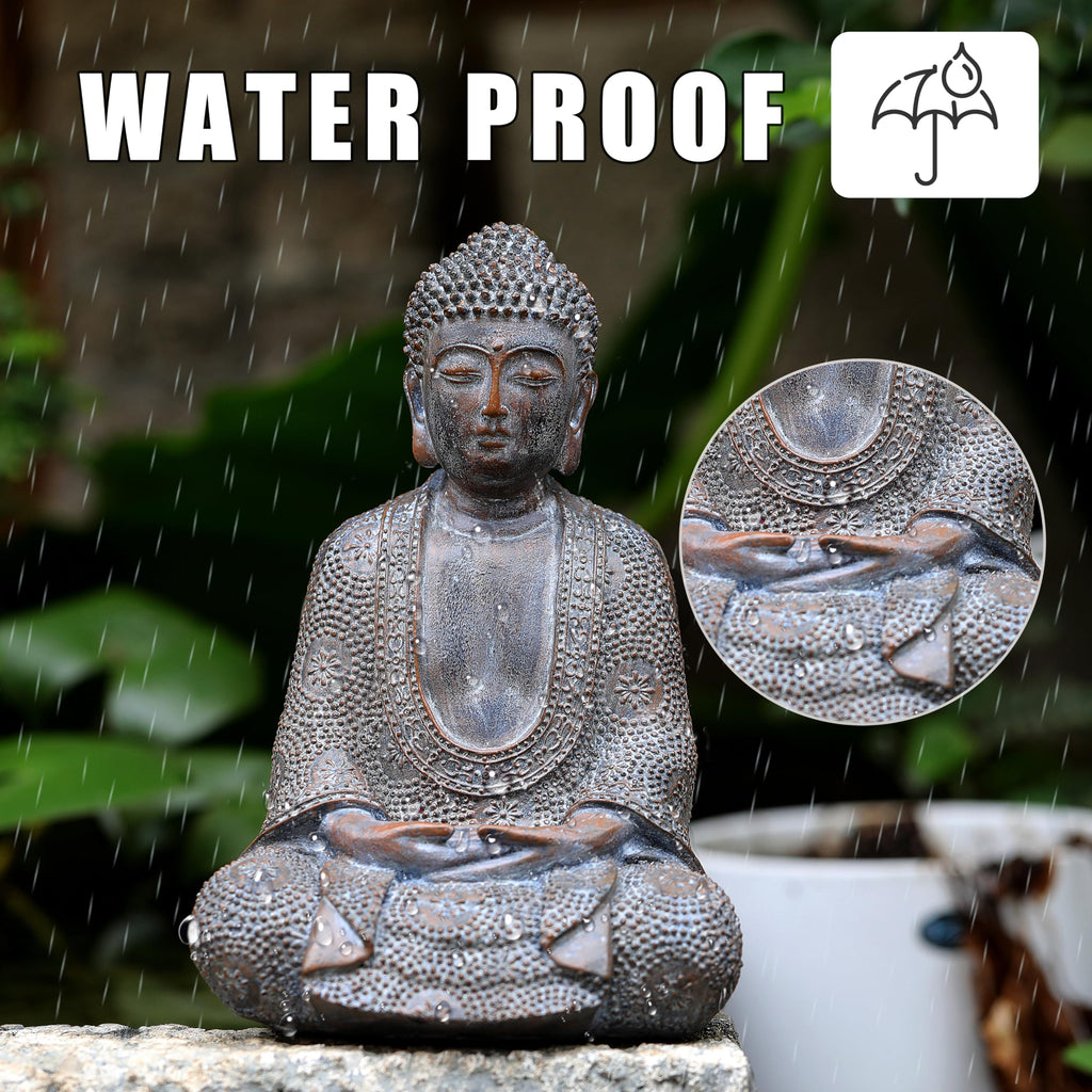 Buddha Statue Outdoor Zen Garden Sculpture Meditation Decor
