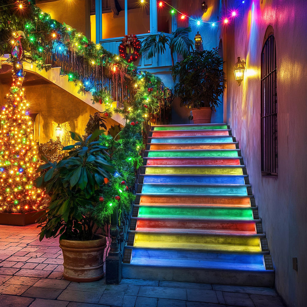 Solar Step Lights Waterproof, Stair Lights Outdoor Decor 12 Pack