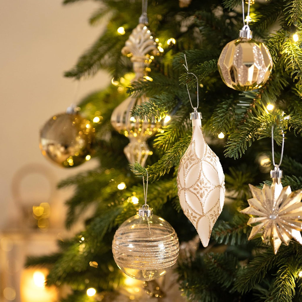 Christmas Tree Decorations Ball Ornaments Set - Set of 80