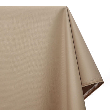 Waterproof Canvas Fabric 600D Heavy Duty Polyester Sewing Upholstery w/PVC Backing - Khaki (1 Yard)