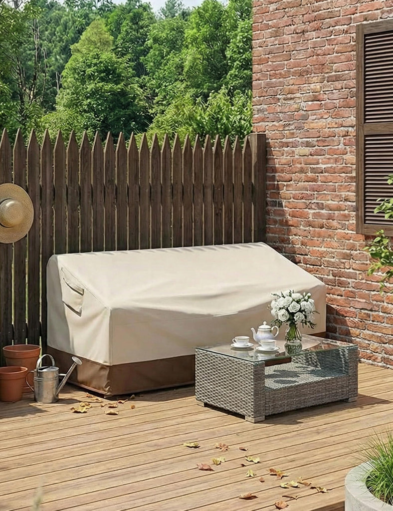 Patio Loveseat Cover 2-Seater & Outdoor Sofa Couch Cover Waterproof