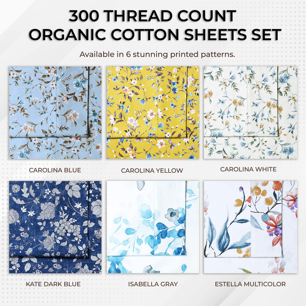 Organic Cotton Sateen Sheet Set