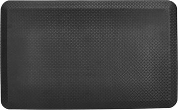 3/4" Rectangular Durable Anti-Fatigue Supportive Comfort Standing Mat, 32" x 20", Black