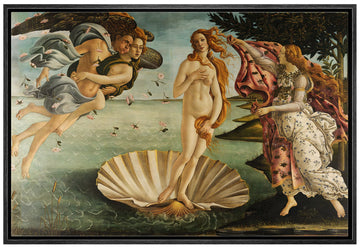 Birth of Venus by Botticelli Giclee Framed Canvas Prints Wrapped Gallery Wall Art, Stretched & Framed Ready to Hang