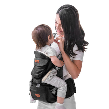 Baby Carrier with Hip Seat,Hip Seat Carrier for Babies & Toddlers,Waist & Back Support,Ergonomic in-1