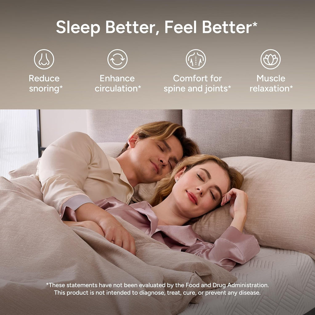 SF Queen Adjustable Bed Frame - Smart Frame with Wireless Remote for Head & Foot Incline - Electric Massage - 3