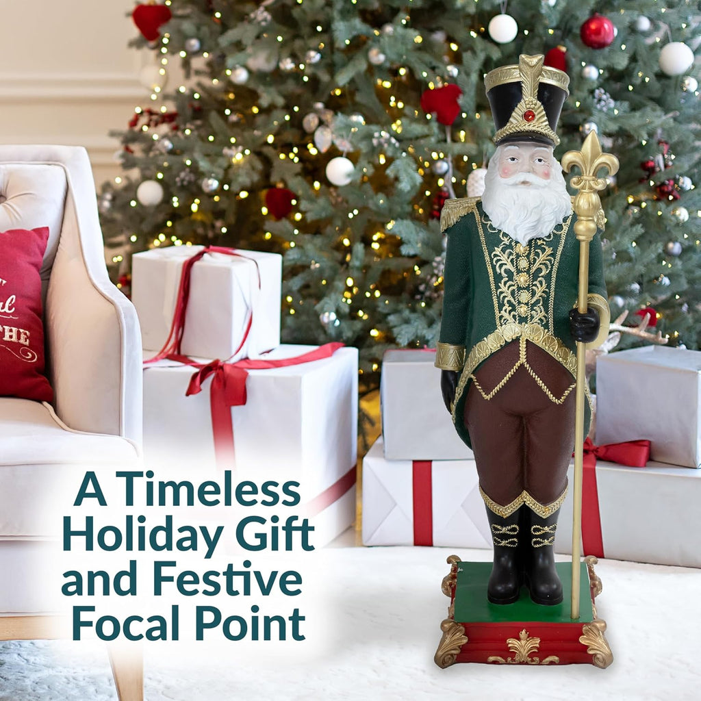 3ft Guardian of the North Pole, Santa Christmas Nutcracker Statue