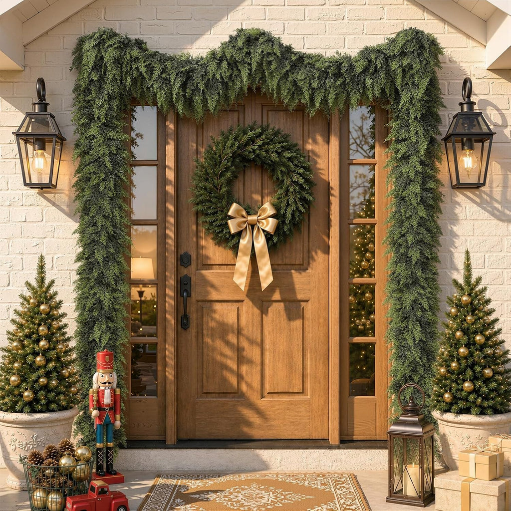 Encrypting Real Touch &Full Cedar Garland