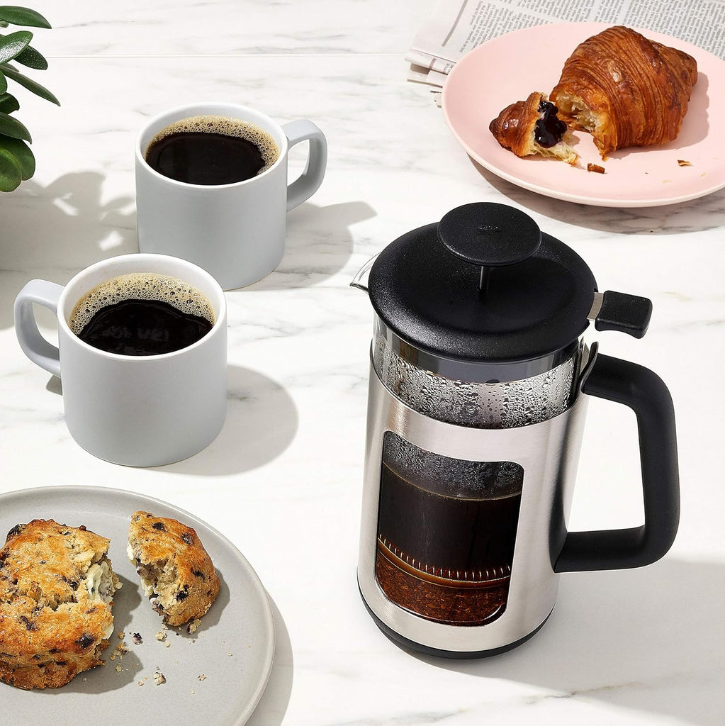 Brew Stainless Steel French Press Coffee Maker - 32oz
