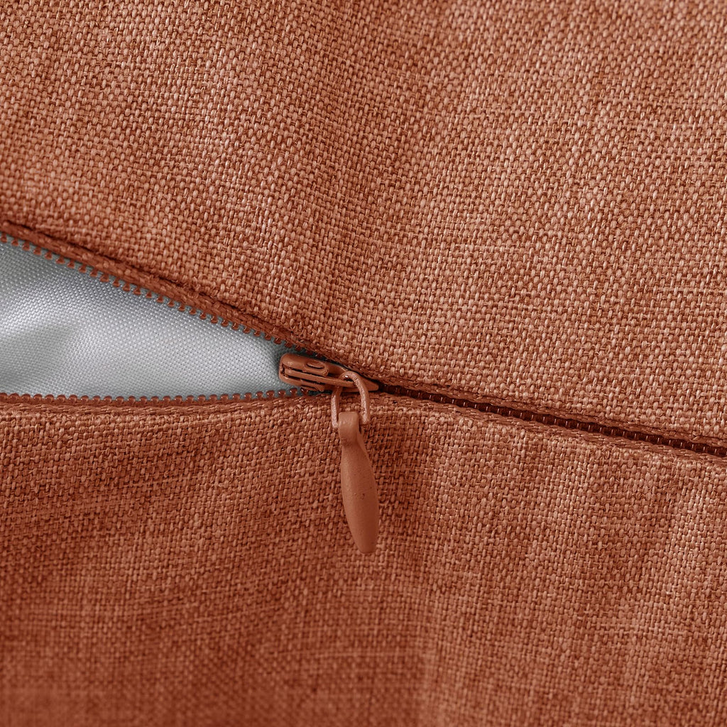 Decorative Outdoor Pillow Covers Fall 16x16 Rust