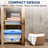 Portable Washing Machine 15L - Foldable Mini Washer for Baby Clothes, Underwear, Small Laundry - Compact Washing