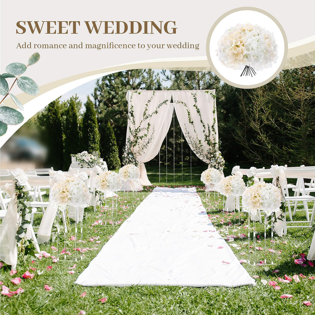 200 Pcs White and Champagne Artificial Bulk