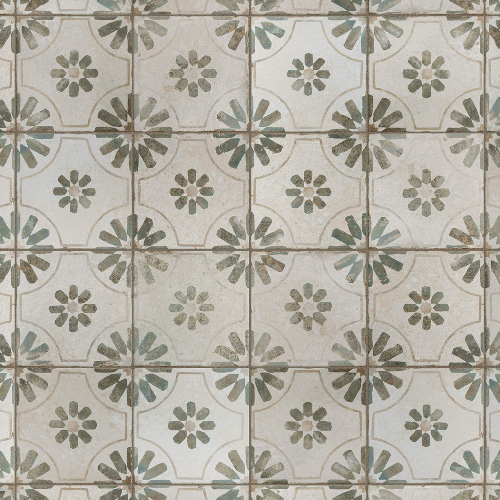 Kings Blume Sage 17-5/8" x 17-5/8" Ceramic Floor and Wall Tile