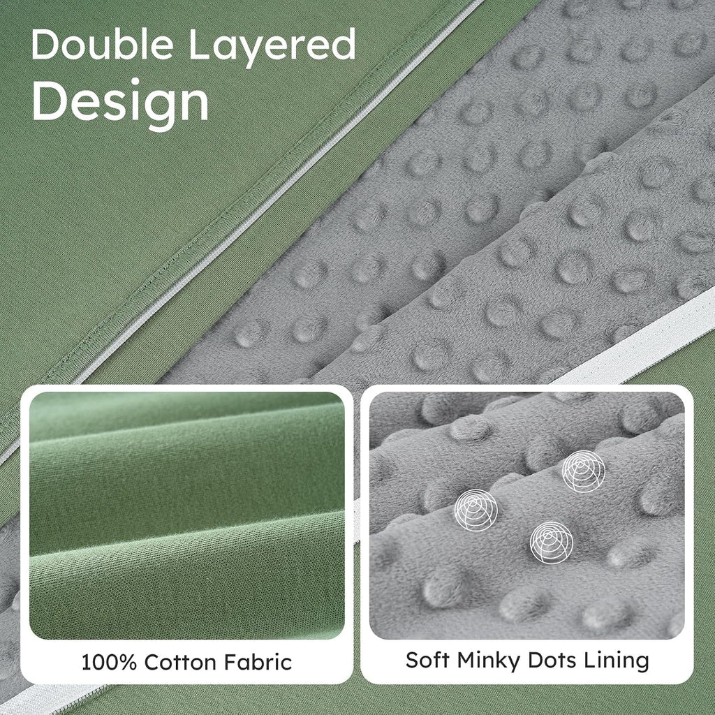 Baby Sleep Sack TOG 1.5 with Plush Dots Lining 2 Pack
